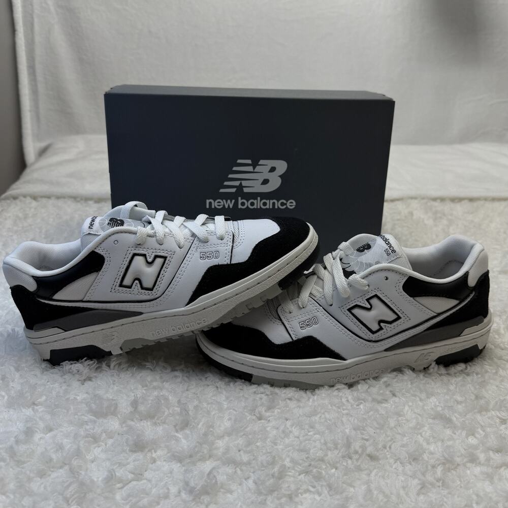 New Balance 550 GS Boys Shoes GSB550CA White/Black
